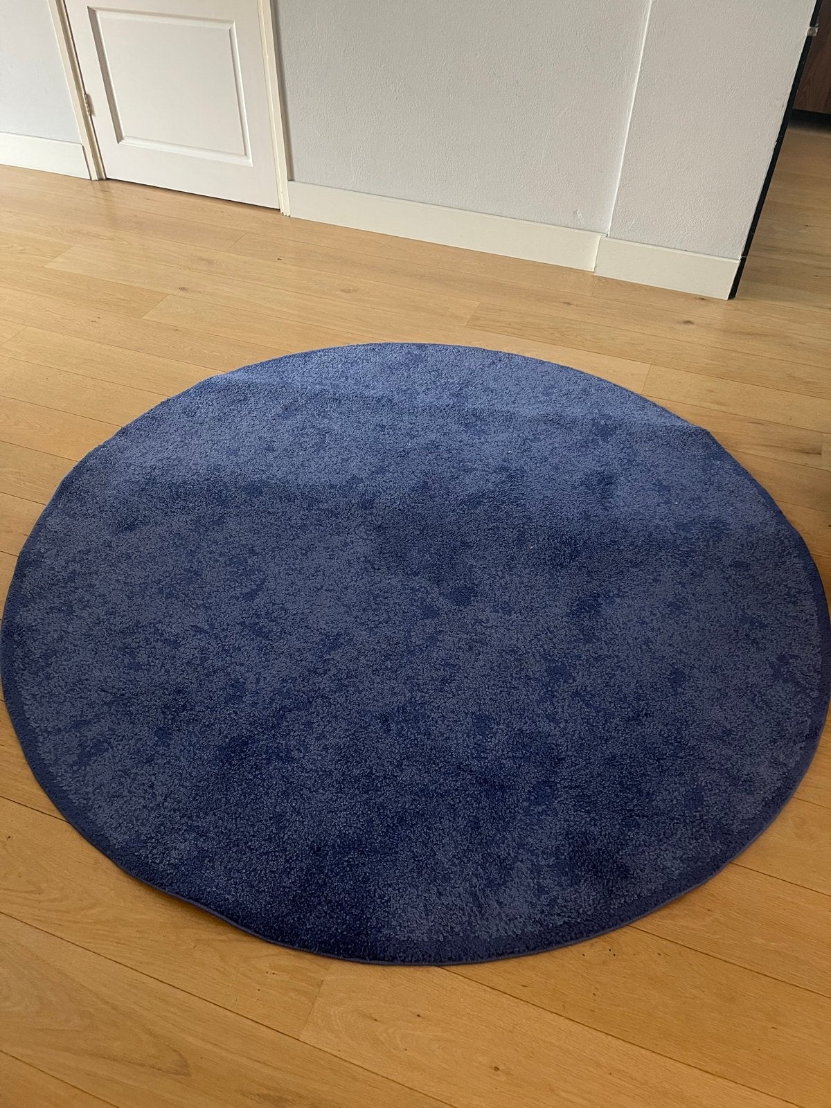 IKEA Stoense Rond Vloerkleed - Blauw (195 cm), Ophalen, Blauw, 150 tot 200 cm, Rond