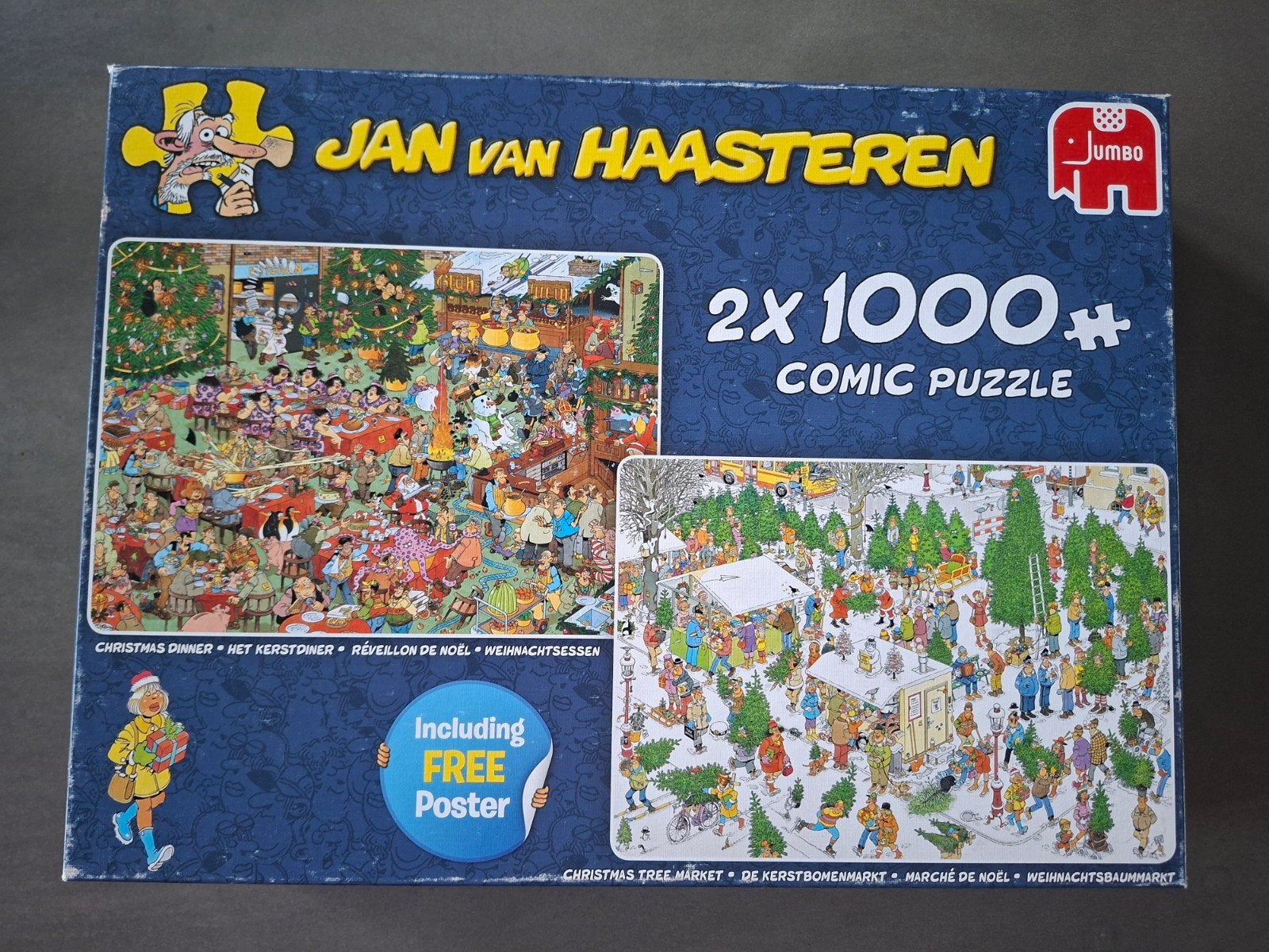 Jan van Haasteren, Ophalen, 500 t/m 1500 stukjes, Zo goed als nieuw