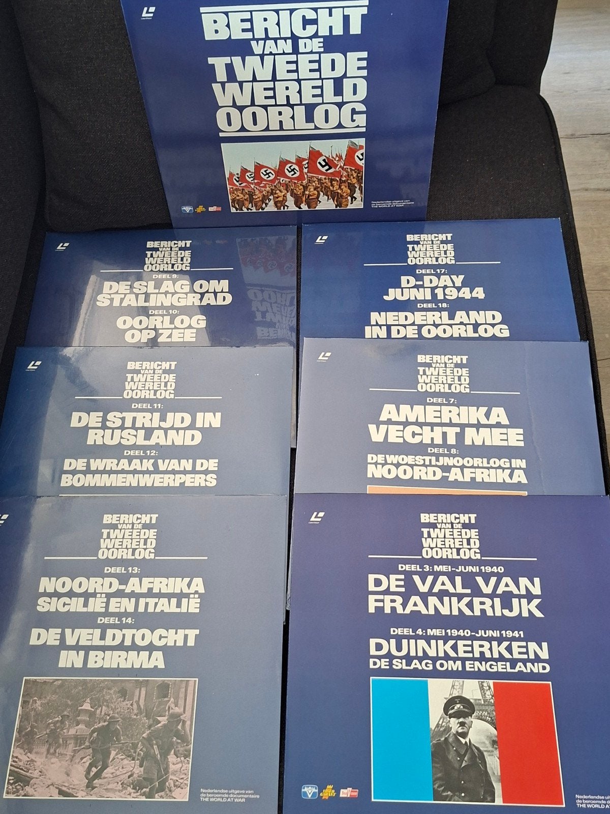 Laserdisc: Bericht van de Tweede Wereldoorlog (13 discs), Verzamelen, Ophalen of Verzenden, Overige soorten, Overige typen