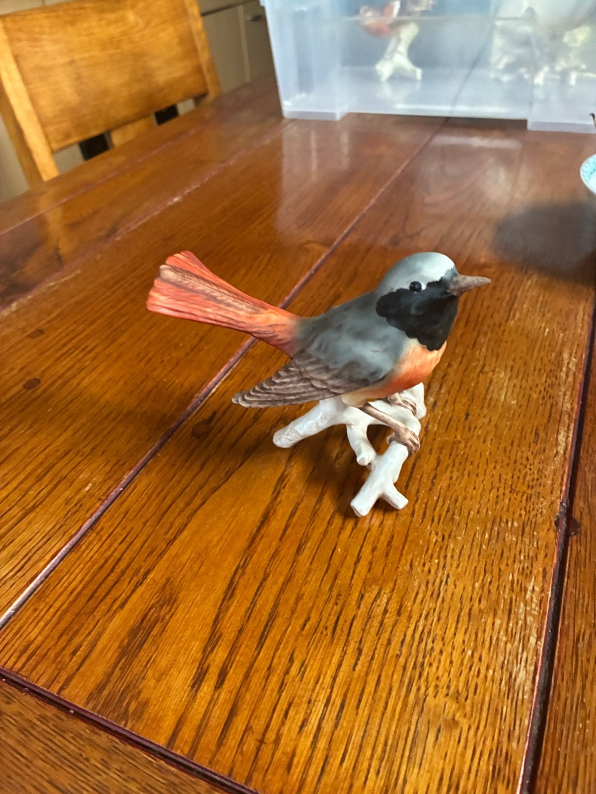 GoebelPrachtig porseleinen vogelbeeldje - Roodstaart, Ophalen of Verzenden, Zo goed als nieuw, Dier