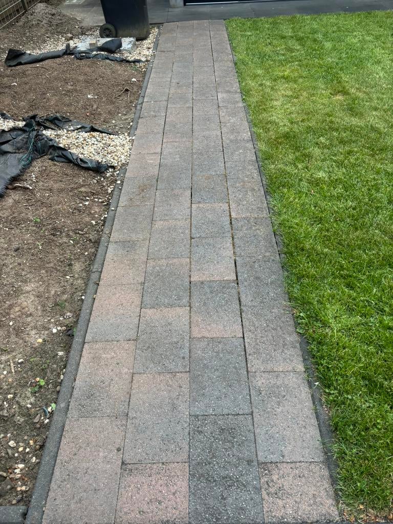 Tegels bonte kleur, Tuin en Terras, Tegels en Klinkers, Ophalen, Gebruikt, Beton, Terrastegels