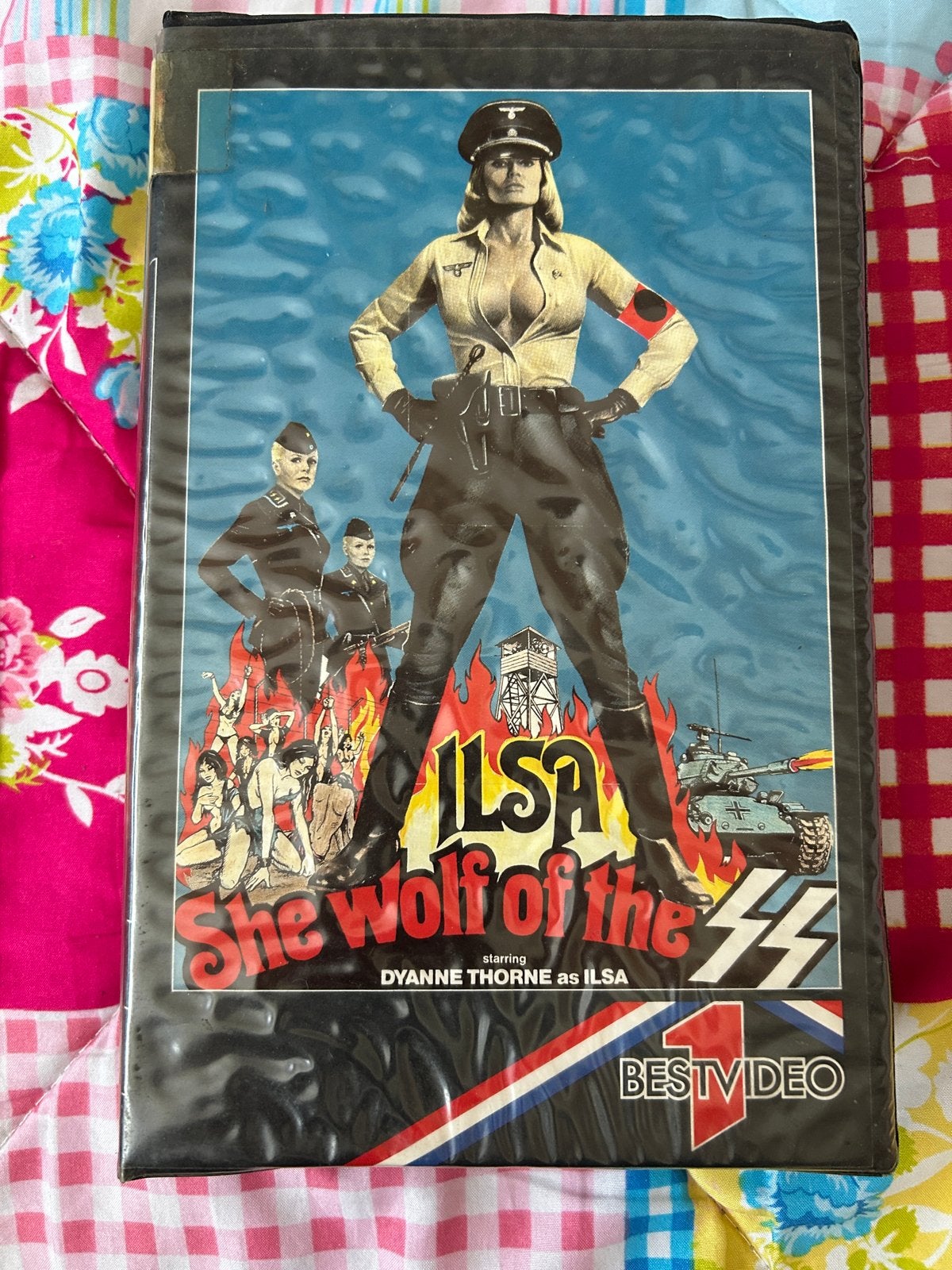 Ilsa, She Wolf of the SS - Zeldzame Betamax Hoes, Gebruikt, Ex-rental, Betamax, Ophalen of Verzenden