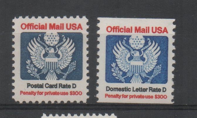 W521 USA Dienst 106/07 postfris, Verzenden, Postfris, Noord-Amerika