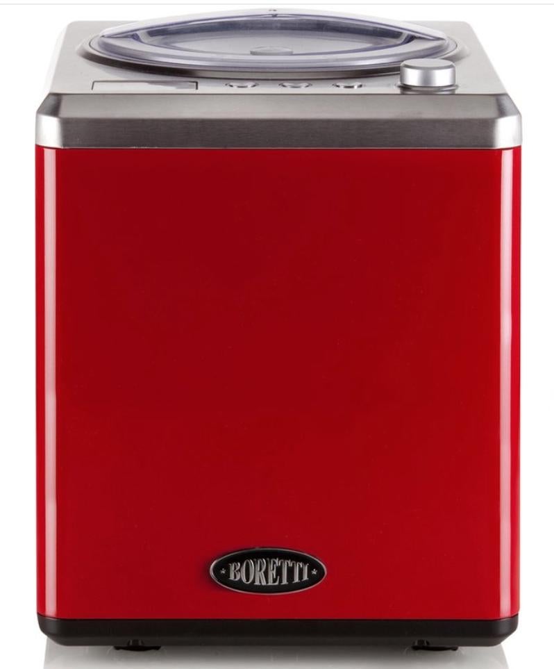 Boretti IJsroommachine 2L Rood B101, Huis en Inrichting, Overige typen, Verzenden, Zo goed als nieuw, Metaal