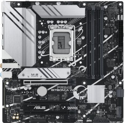 ASUS PRIME B760M-A WIFI Moederbord, Ophalen, Gebruikt, Micro-ATX, DDR5