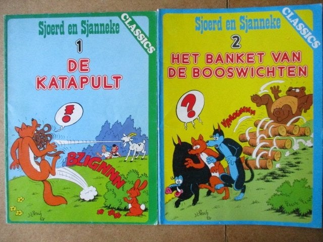 adv8409 sjoerd en sjanneke, Eén stripboek, Ophalen, Gelezen
