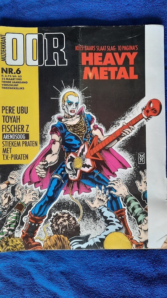 OOR 6-1981 2 Heavy Metal Tom Petty Pere Ubu Fischer Z Toyah, Ophalen of Verzenden, Zo goed als nieuw, Muziek, Film of Tv