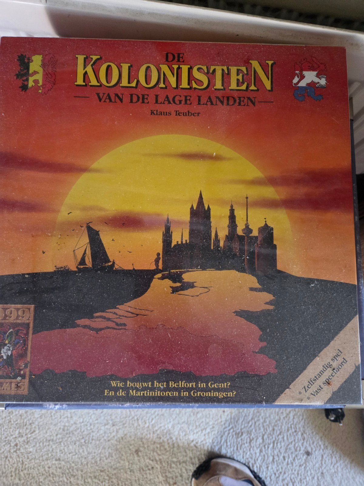 De Kolonisten van de Lage Landen - Bordspel, Ophalen of Verzenden, Gebruikt, 999 Games