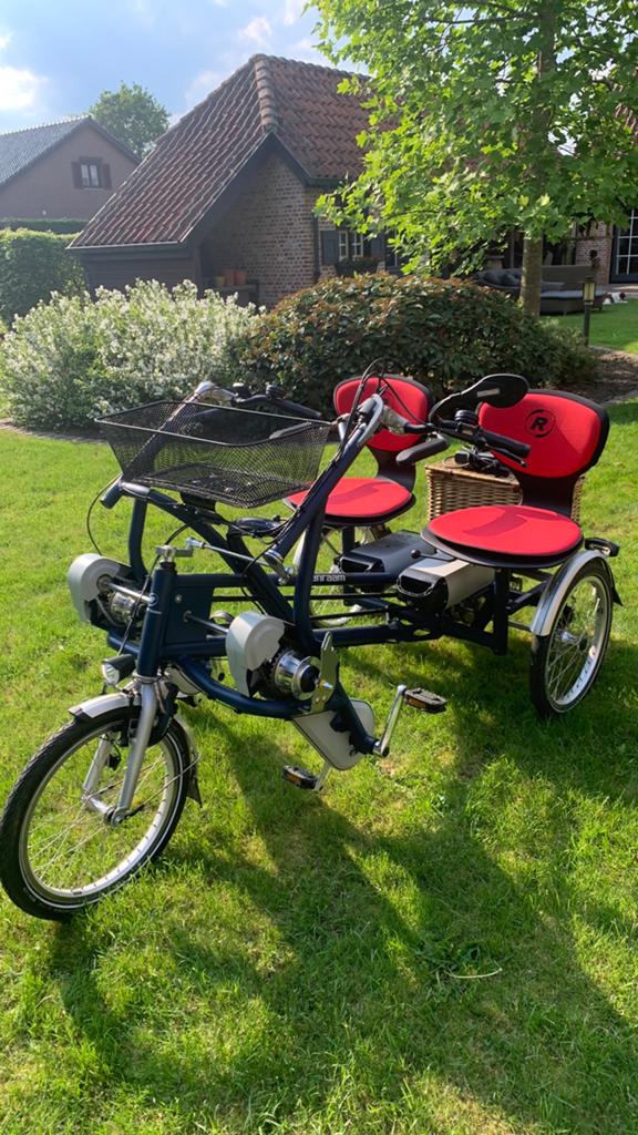 Duo fiets vanraam fun 2 go, Ophalen, Zo goed als nieuw