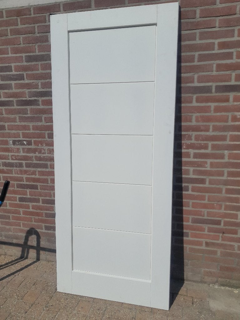 Paneeldeur 83 x 201.5 nieuw (nr98), Doe-het-zelf en Verbouw, Deuren en Horren, Ophalen, Binnendeur, Nieuw, 200 tot 215 cm
