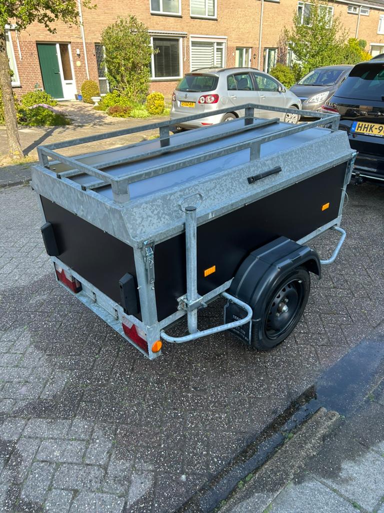 Zeer nette Powertrailer 175x100x60cm! Vakantieklaar., Auto diversen, Aanhangers en Bagagewagens, Ophalen, Gebruikt