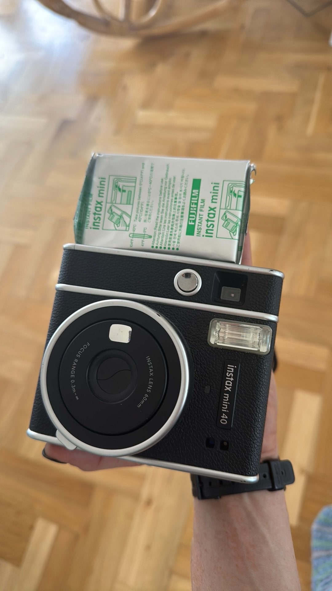 Instax mini 40 analog camera incl 10 new sheets, Ophalen of Verzenden, Gebruikt, Polaroid, Fuji