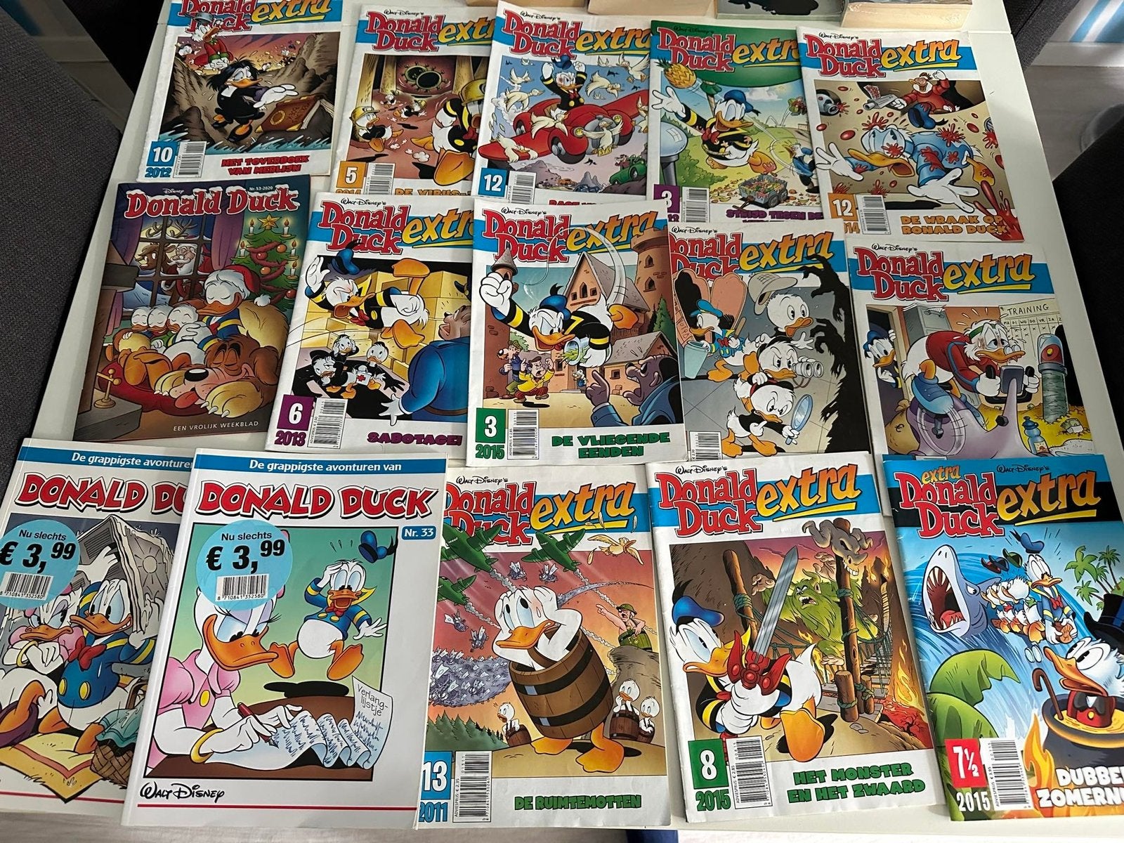 Gaaf pakket donald ducks extra met pockets, Ophalen of Verzenden