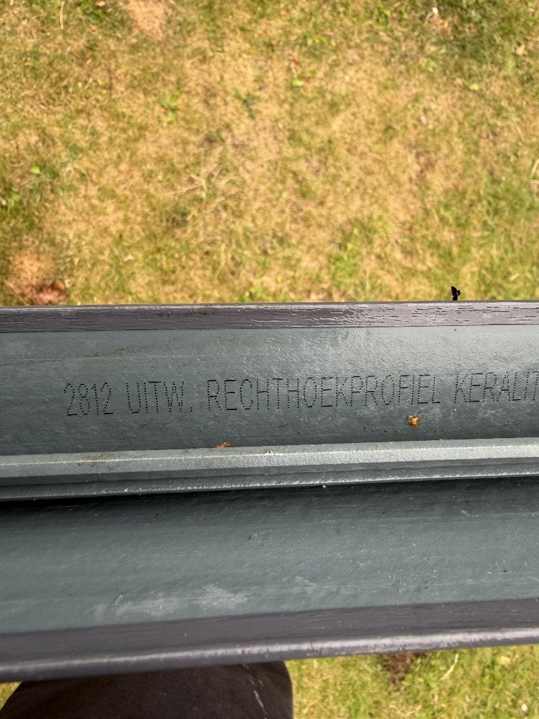 Keralit 2812 en  2827  In/ Uitwendig hoekprofiel Ral 7016., Doe-het-zelf en Verbouw, Platen en Panelen, Ophalen, Zo goed als nieuw