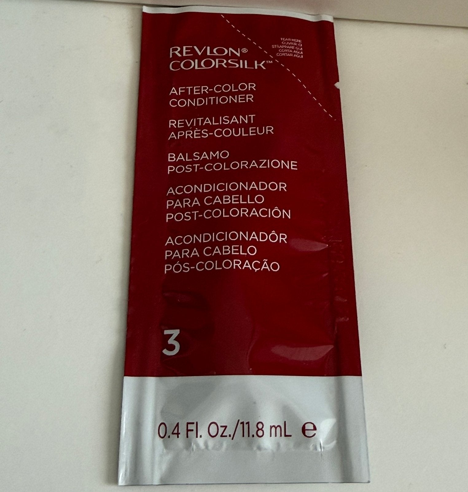 Revlon ColorSilk After-Color Conditioner 11.8ml, Ophalen of Verzenden, Nieuw, Haarverzorger of -hersteller