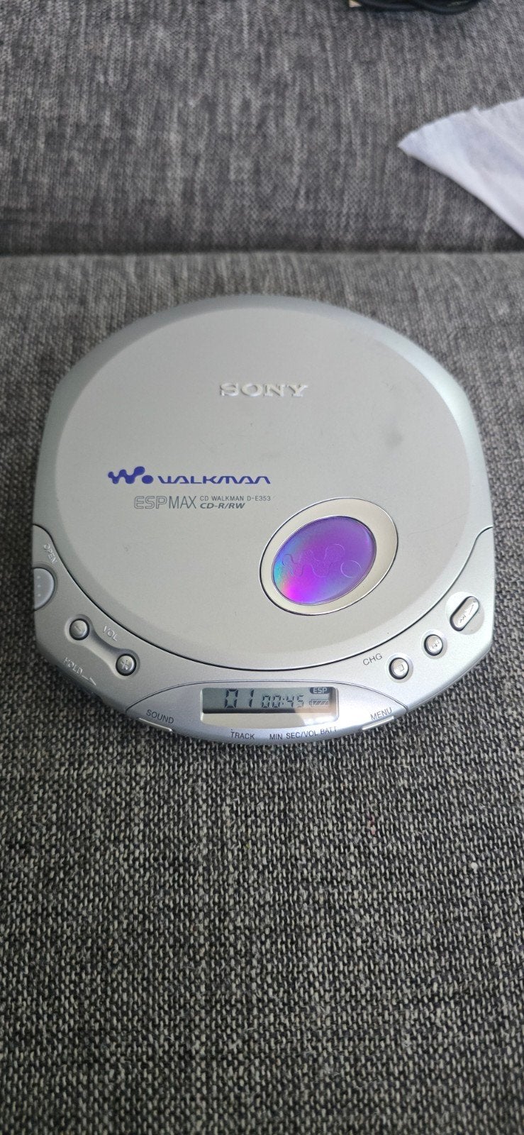Sony D-E353 Draagbare CD-speler - Walkman ESPMAX, Ophalen of Verzenden, Discman
