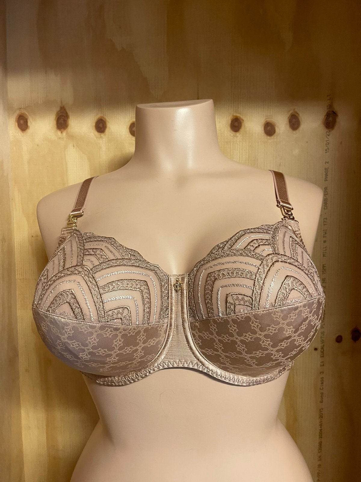 Louisa bracq bh 95c - 95e - 70f - 90f model jeanne, Verzenden, Beige, BH