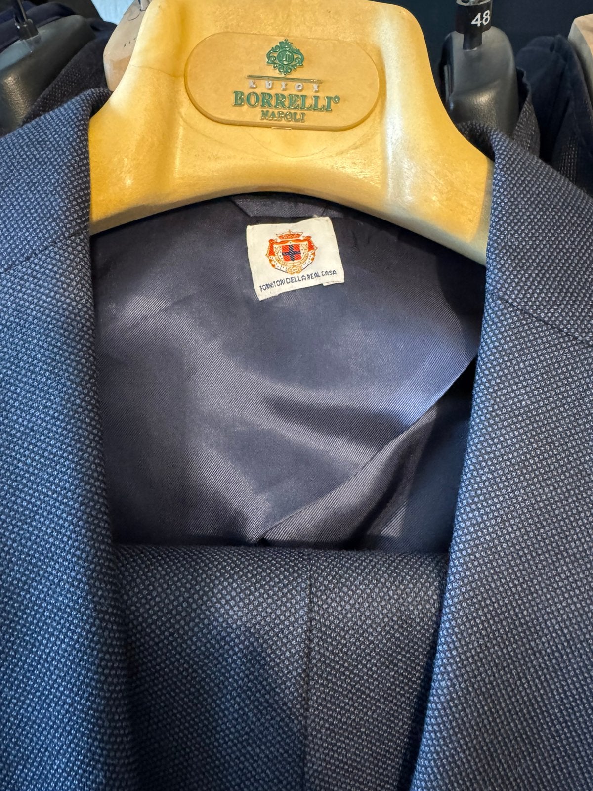 Luigi Borrelli Napoli Pak, Ophalen of Verzenden, Zo goed als nieuw, Maat 48/50 (M), Blauw