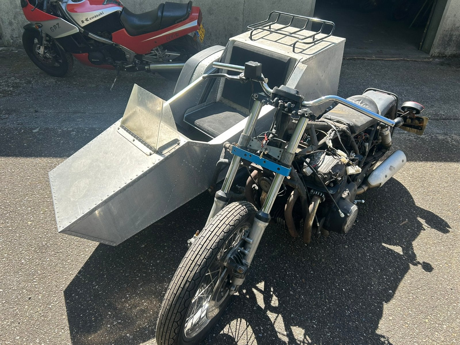 Losse zijspan bak alu eml, Motoren, Ophalen, Gebruikt