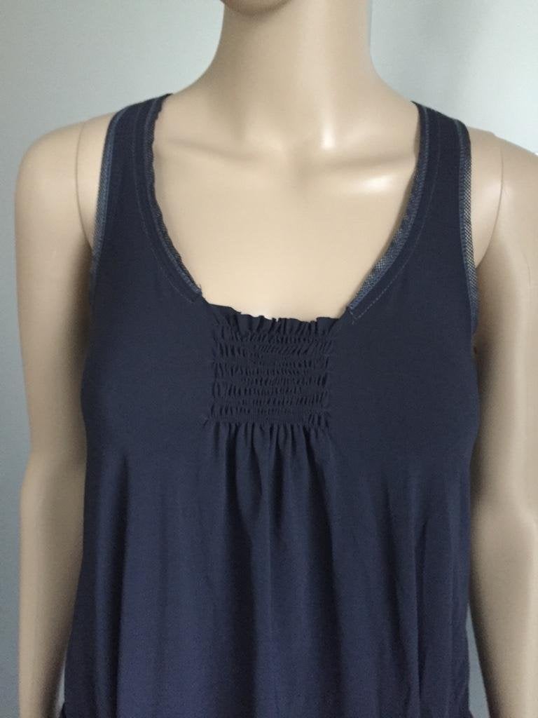 E1010 Mc Planet mt. S=36 jurk tuniek travelstof jurkje blauw, Kleding | Dames, Jurken, Mc Planet, Blauw, Ophalen of Verzenden
