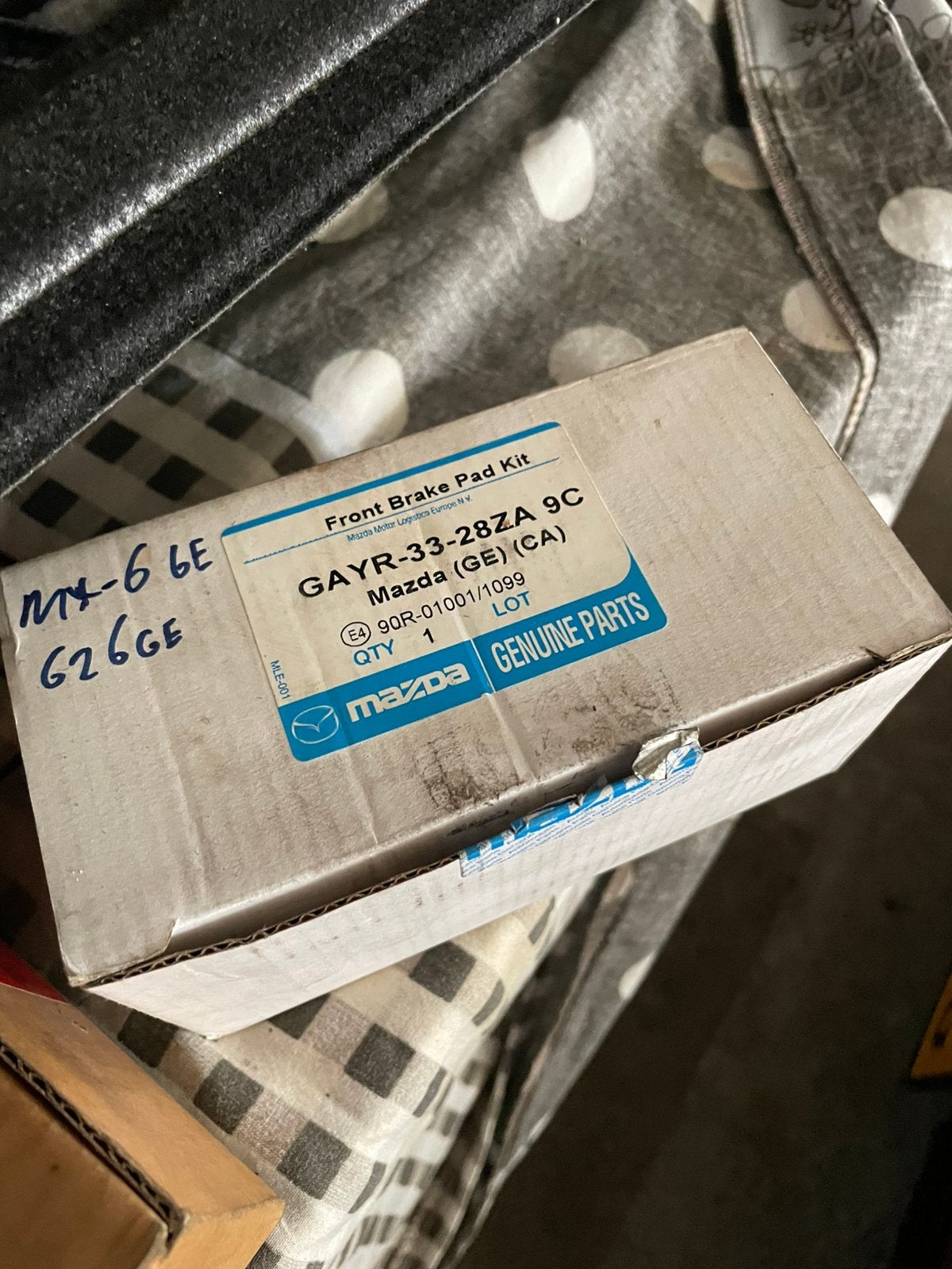 Mazda 626 GE / mx6 en 929 HB 626 GC GT remblokken NOS., Ophalen of Verzenden, Gebruikt, Mazda