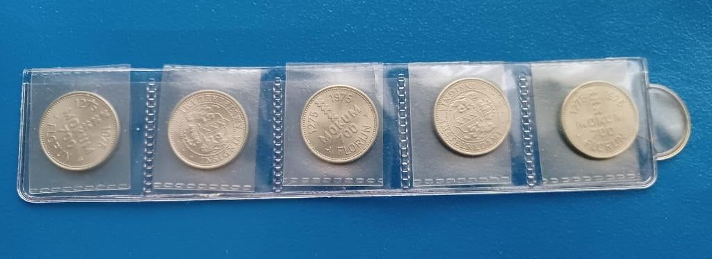 5 x 1 Mokum FLORIJN in strip - Amsterdam 700 Unc, Postzegels en Munten, Verzenden, Overige materialen, Nederland