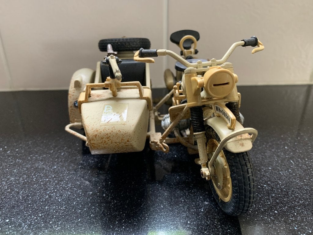 BMW R75 zijspan Sahara WW2, Zo goed als nieuw, Ophalen, Overige merken, Groter dan 1:32