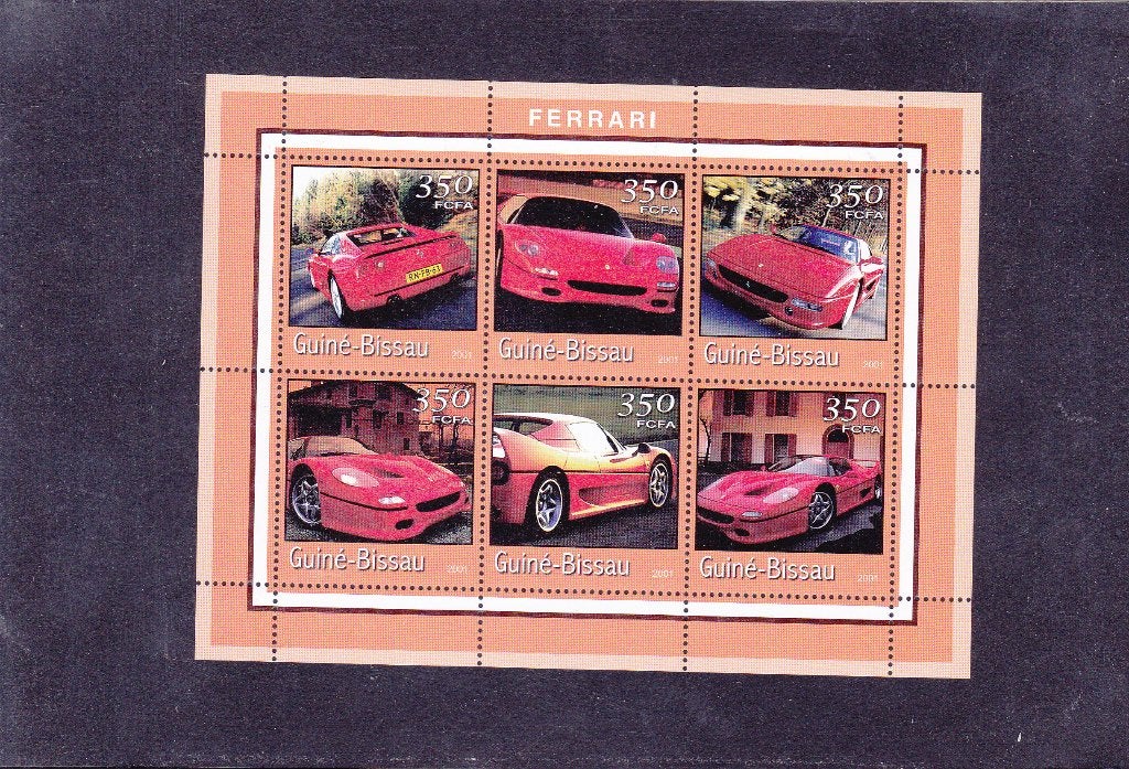 Auto Ferrari Guinee Bissau (940), Verzenden, Postfris, Auto's