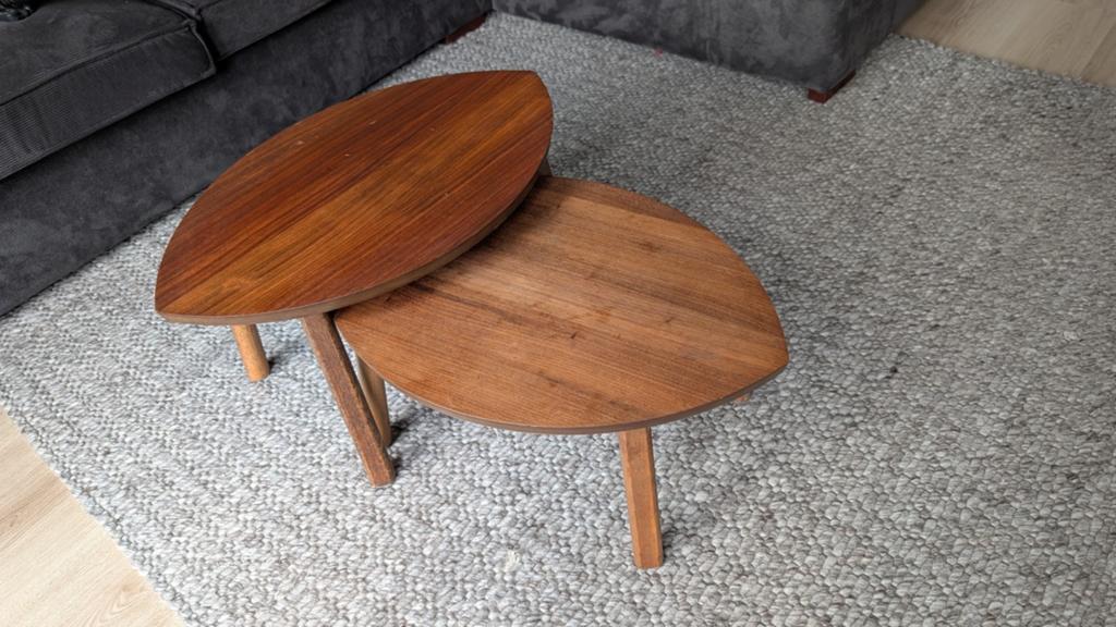IKEA Stockholm Bijzettafeltjes - Set van 2, Huis en Inrichting, Tafels | Bijzettafels, Ophalen, Minder dan 45 cm, Minder dan 55 cm