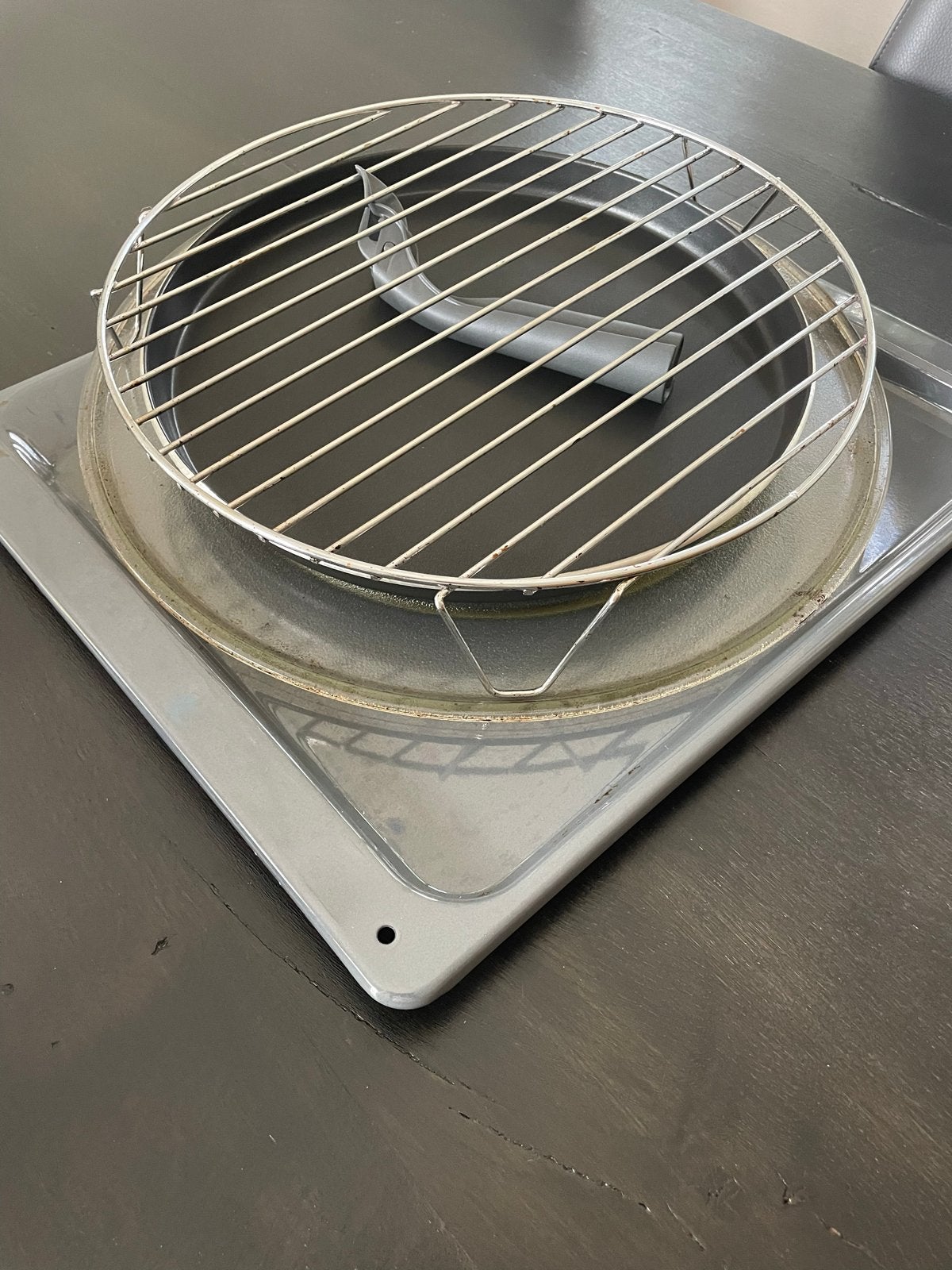 Bauknecht Combi-oven Accessoires: Bakplaat, Glasplaat, Crisp, Witgoed en Apparatuur, Bauknecht, Gebruikt, Ophalen of Verzenden