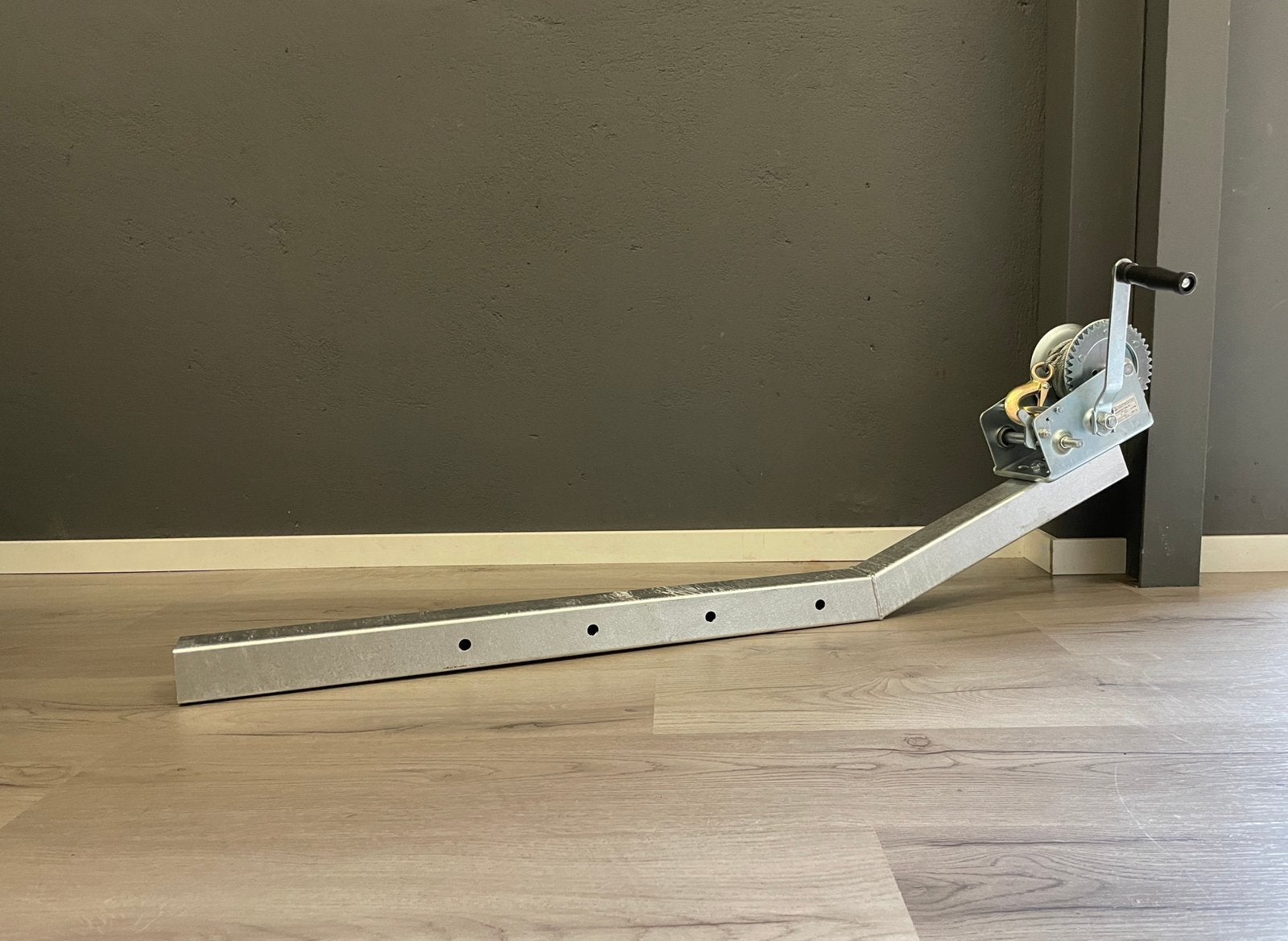 Anssems / Hulco handlier met steun 1100 kg / lier op steun, Ophalen of Verzenden, Zo goed als nieuw