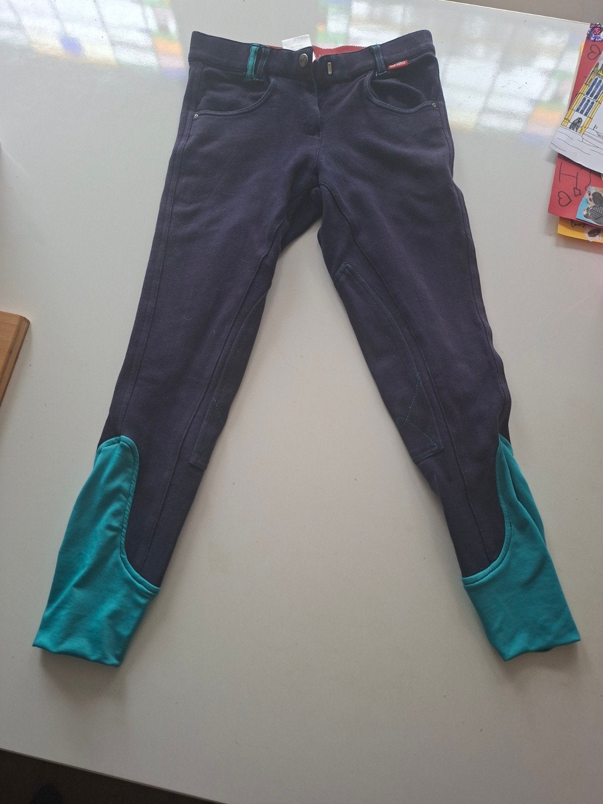 Red Horse paardrij broek maat 152, Blauw, Dressuur, Red Horse, Ophalen of Verzenden