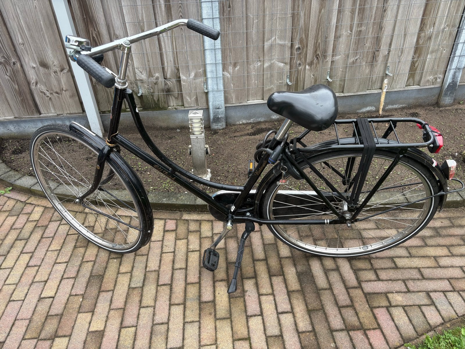 Batavus Old Dutch Damesfiets - Zwart, Fietsen en Brommers, Fietsen | Dames | Damesfietsen, Ophalen, Terugtraprem, Batavus, 53 tot 56 cm
