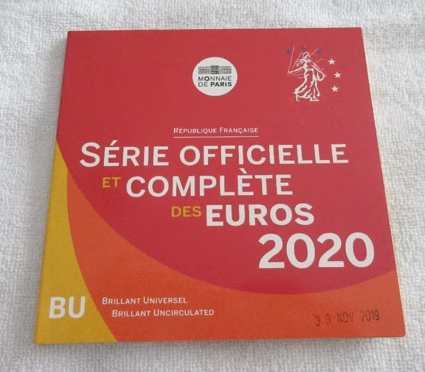 Frankrijk 2020 BU Jaarset., Postzegels en Munten, Ophalen of Verzenden, Frankrijk, Overige waardes, Setje