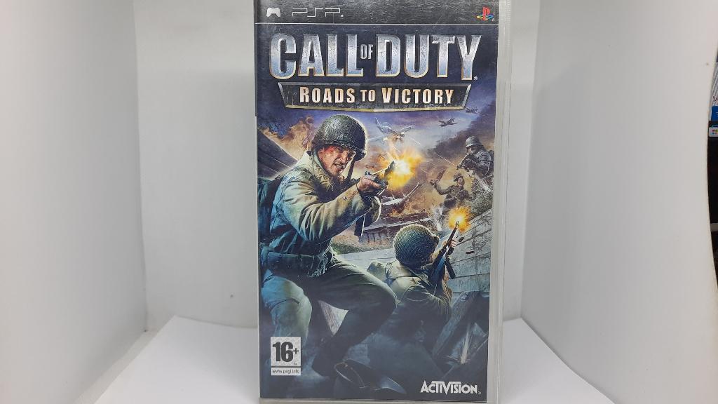 Call of Duty Roads to Victory PSP Playstation Spel Game, Gebruikt, Shooter, 1 speler, Ophalen of Verzenden