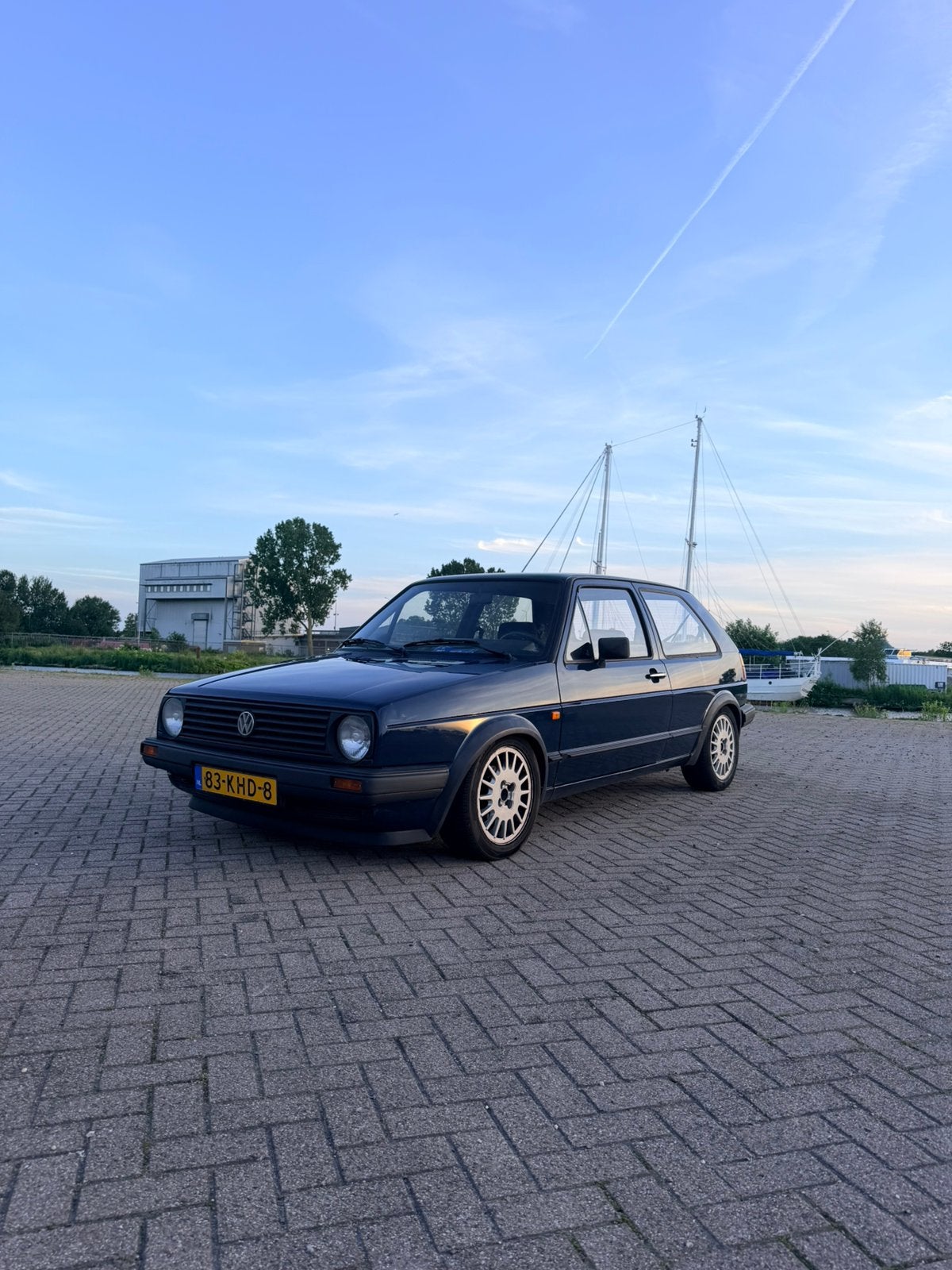 Volkswagen Golf 1984 Blauw, Auto's, Volkswagen, Particulier, Golf, Benzine, Hatchback, Geïmporteerd, Blauw, Ophalen