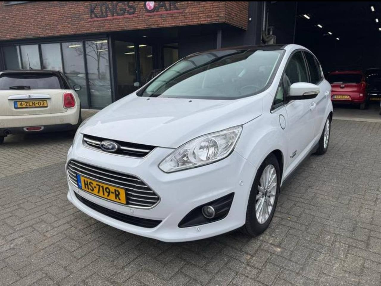 Ford C-Max 2.0 Plugin Hybrid 2015 Wit, Auto's, 137 pk, Zwart, 4 cilinders, Wit