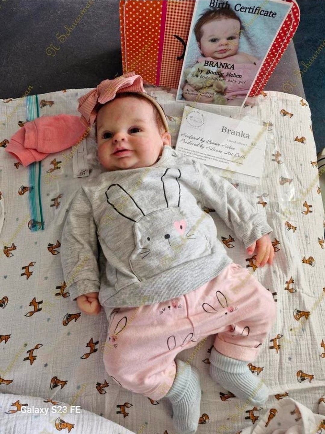 Full body silicone baby Branka, Limited Edition, Verzamelen, Poppen, Ophalen, Zo goed als nieuw, Kleertjes, Levensecht of Reborn