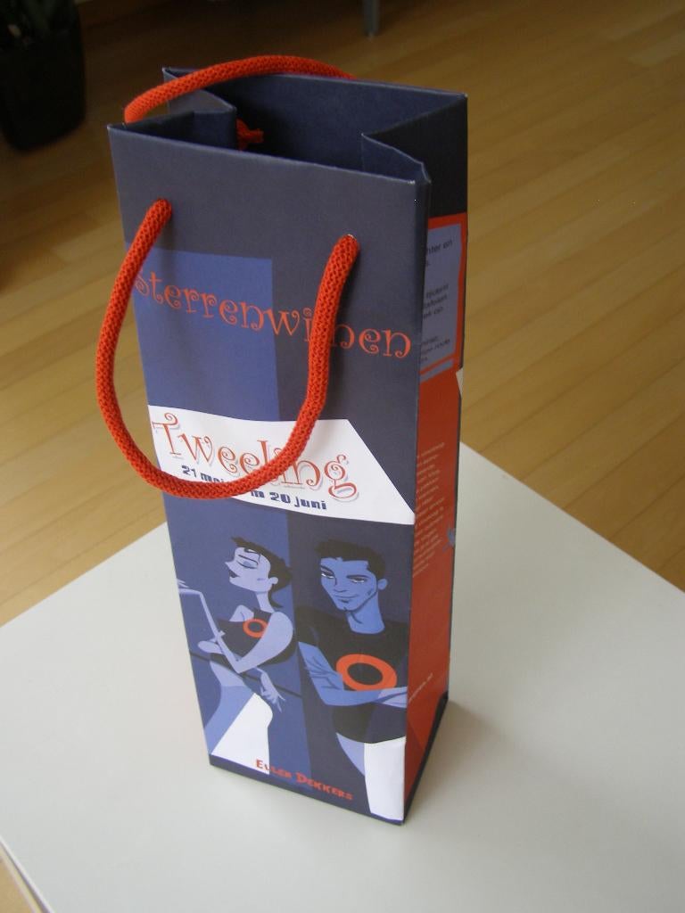 Sterrenbeeld Tweeling, 21/5-20/6: Cadeauverpakking fles wijn, Ophalen of Verzenden, Zo goed als nieuw, Overige typen, Verjaardag