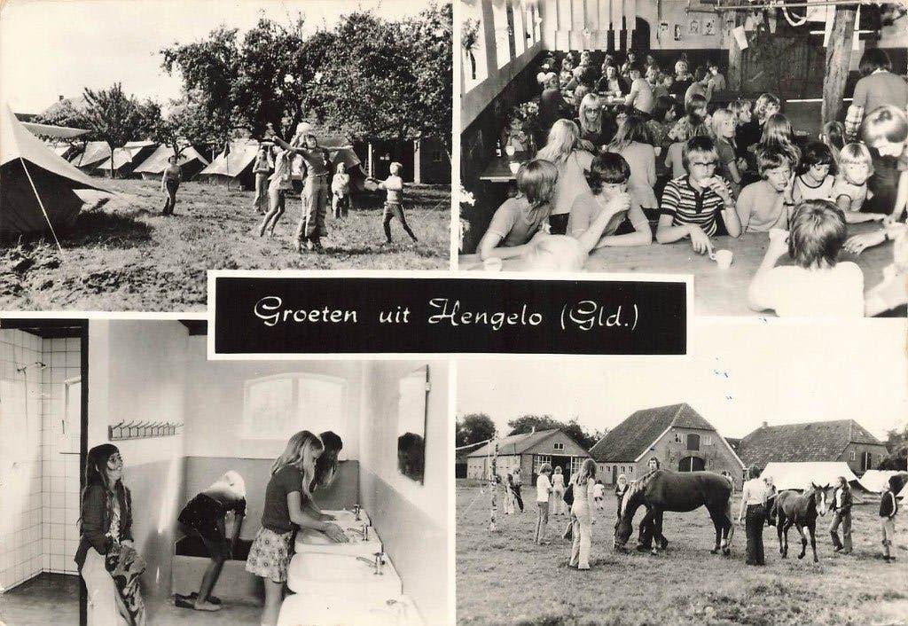Groeten uit Hengelo (GLD) CJV Kampeerboerderij De Haverkamp, Verzamelen, Ophalen of Verzenden, 1960 tot 1980, Gelopen, Gelderland