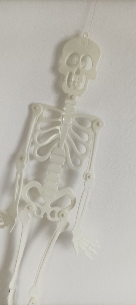 halloween skelet glow in the dark, Ophalen of Verzenden, Gebruikt