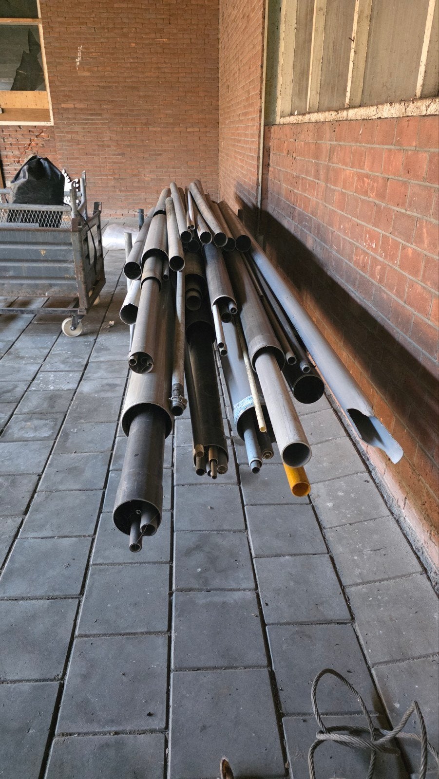 pvc restpartij, Ophalen, Pvc, Minder dan 2 meter, Rechte buis
