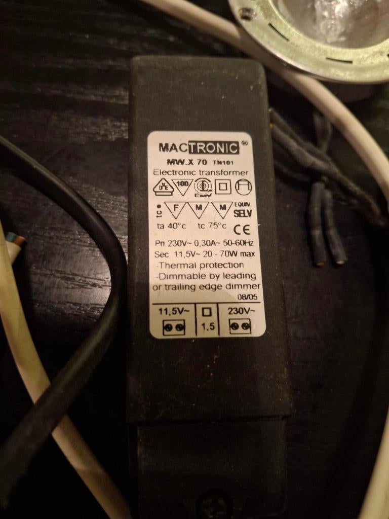 electronische trafo 11,5 V / 20....70 W, Ophalen, Gebruikt, Overige typen