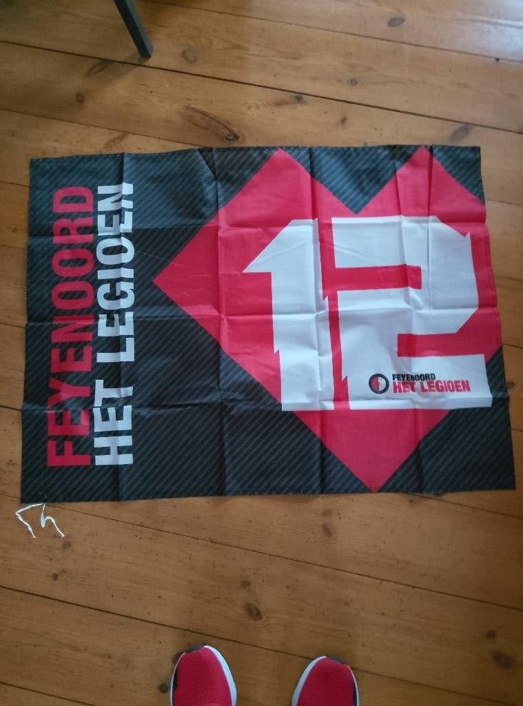 Feyenoord vlag, Verzamelen, Ophalen of Verzenden, Zo goed als nieuw, Feyenoord, Overige typen