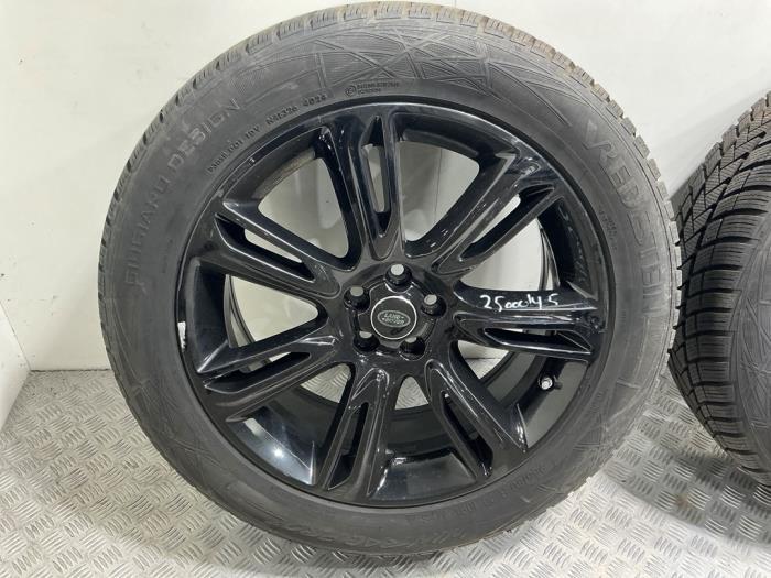 Velgen set + winterbanden van een Landrover Range Rover, 12 maanden garantie, Gebruikt, -, -
