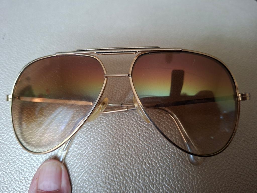 IL MODE Vintage zonnebril aviator /pilot model izgs, Ophalen of Verzenden, Nieuw, Bruin, Overige merken