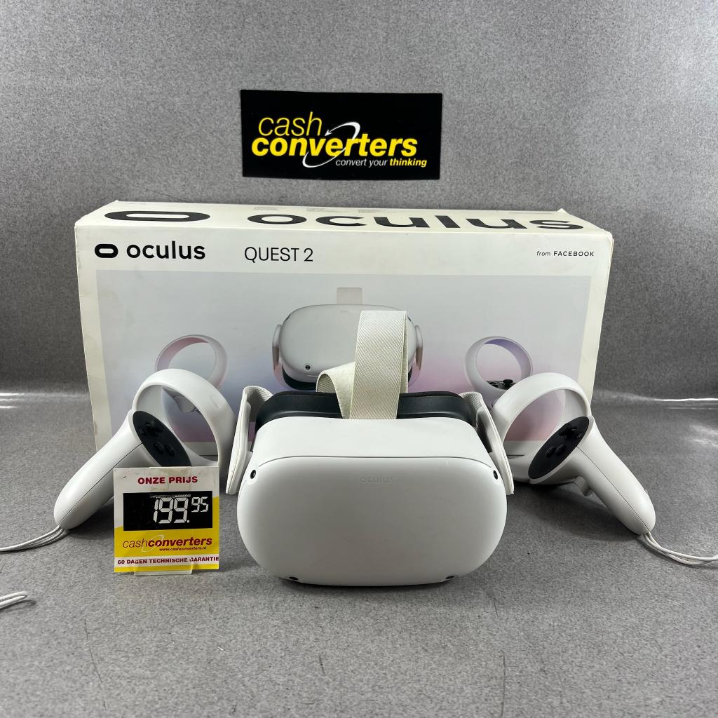 Oculus Quest 2 VR bril | in doos | 64GB | 407312, Spelcomputers en Games, Ophalen of Verzenden, Zo goed als nieuw, VR-bril, Telefoon