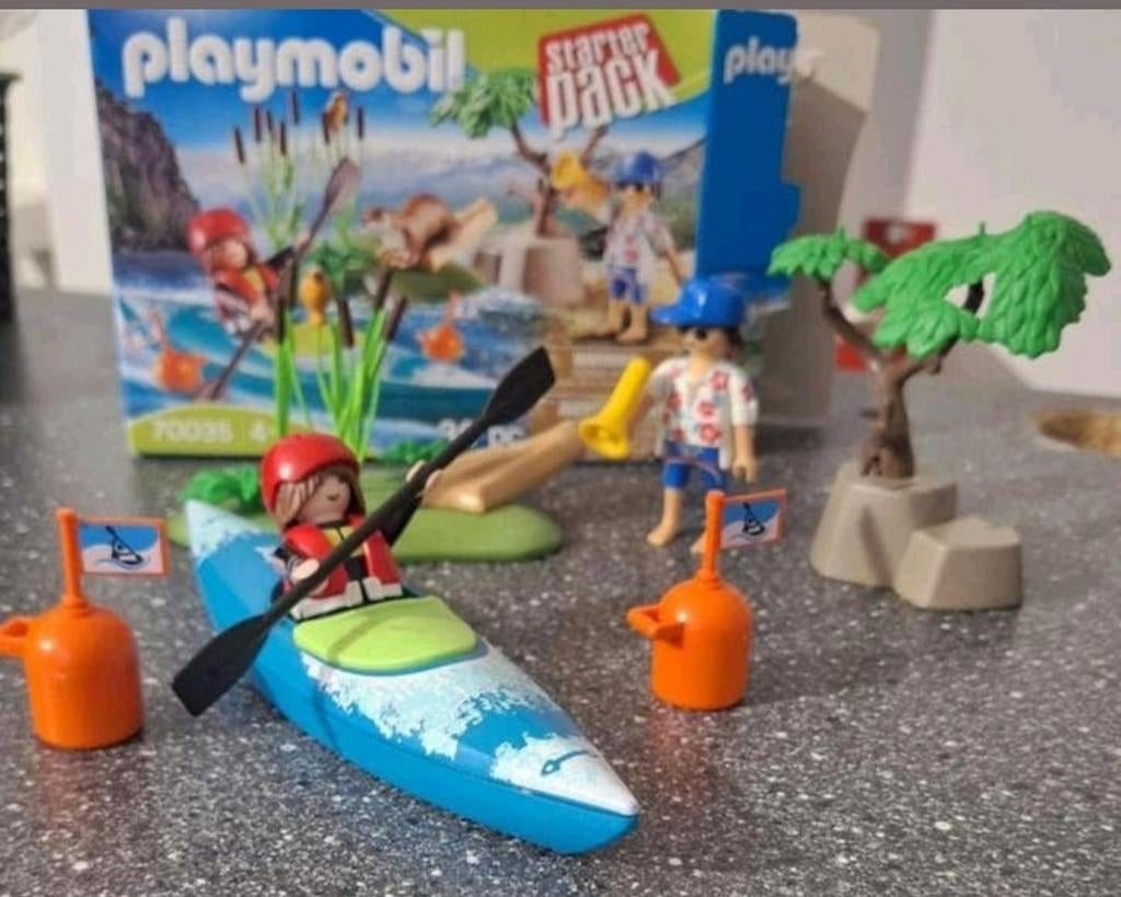 Playmobil kano, Ophalen, Zo goed als nieuw, Complete set