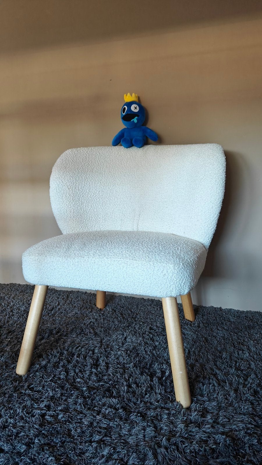 Teddy kinderstoel fauteuil Xenos met houten poten, Ophalen, Zo goed als nieuw, Overige typen, Aanschuifbaar