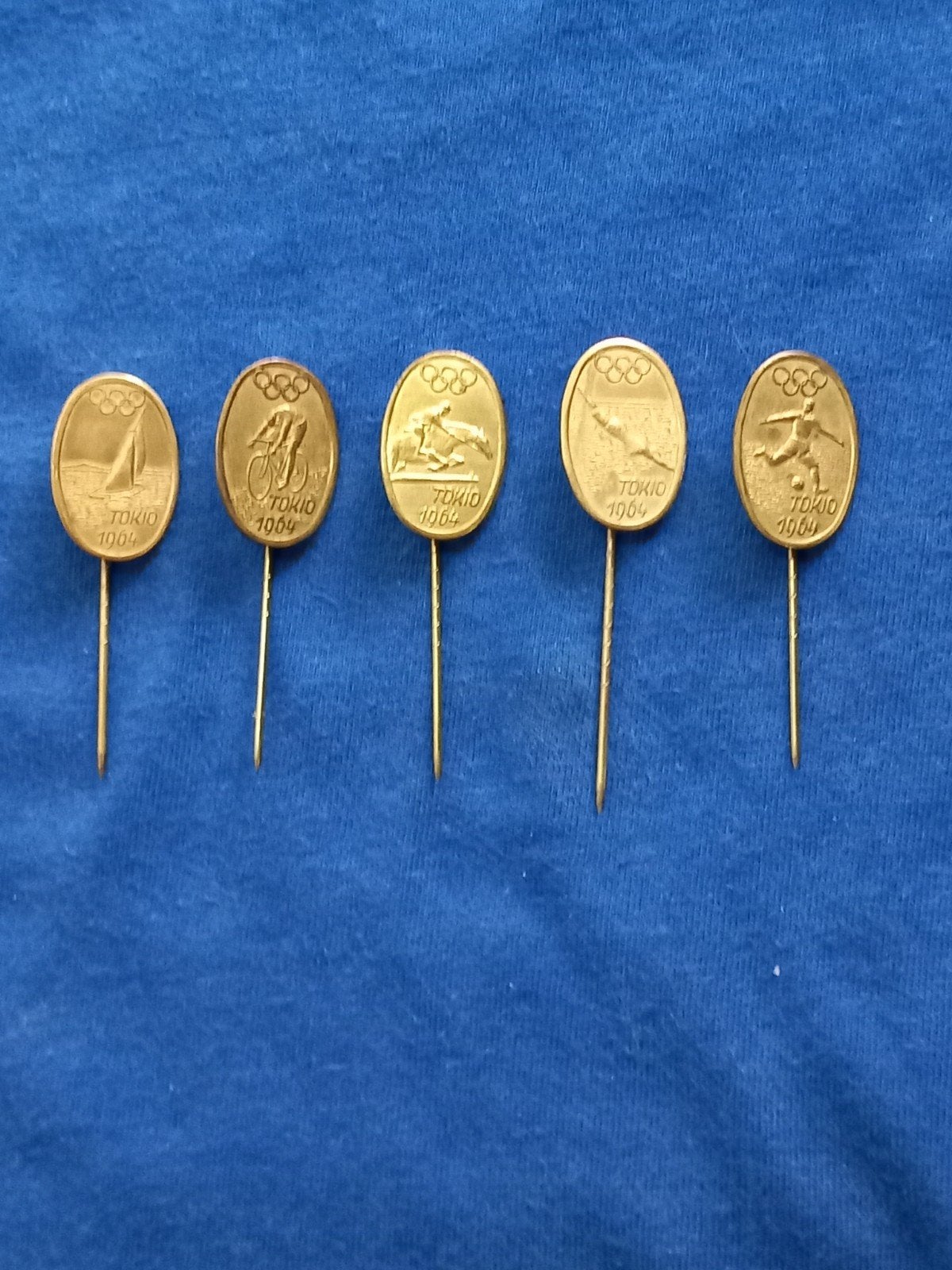 5x Olympische spelen Tokio 1964, Ophalen of Verzenden, Zo goed als nieuw, Sport